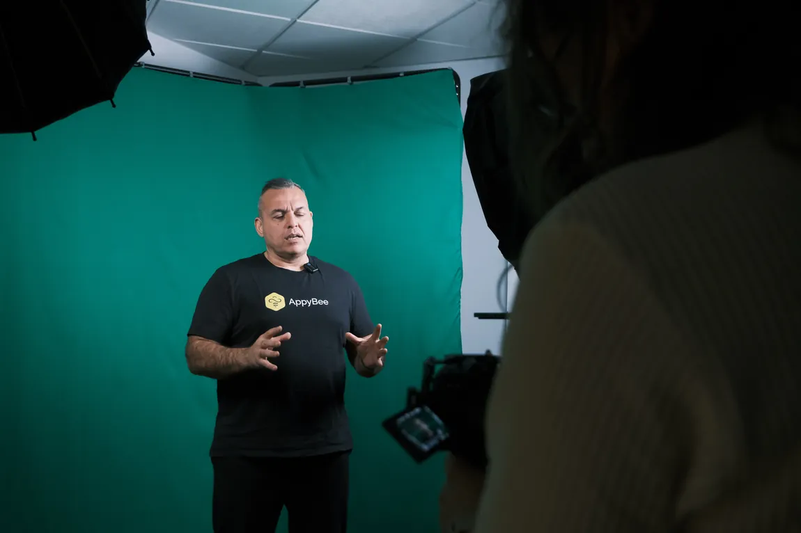 Chromakey, Presentador · croma — Palette Studio Valencia