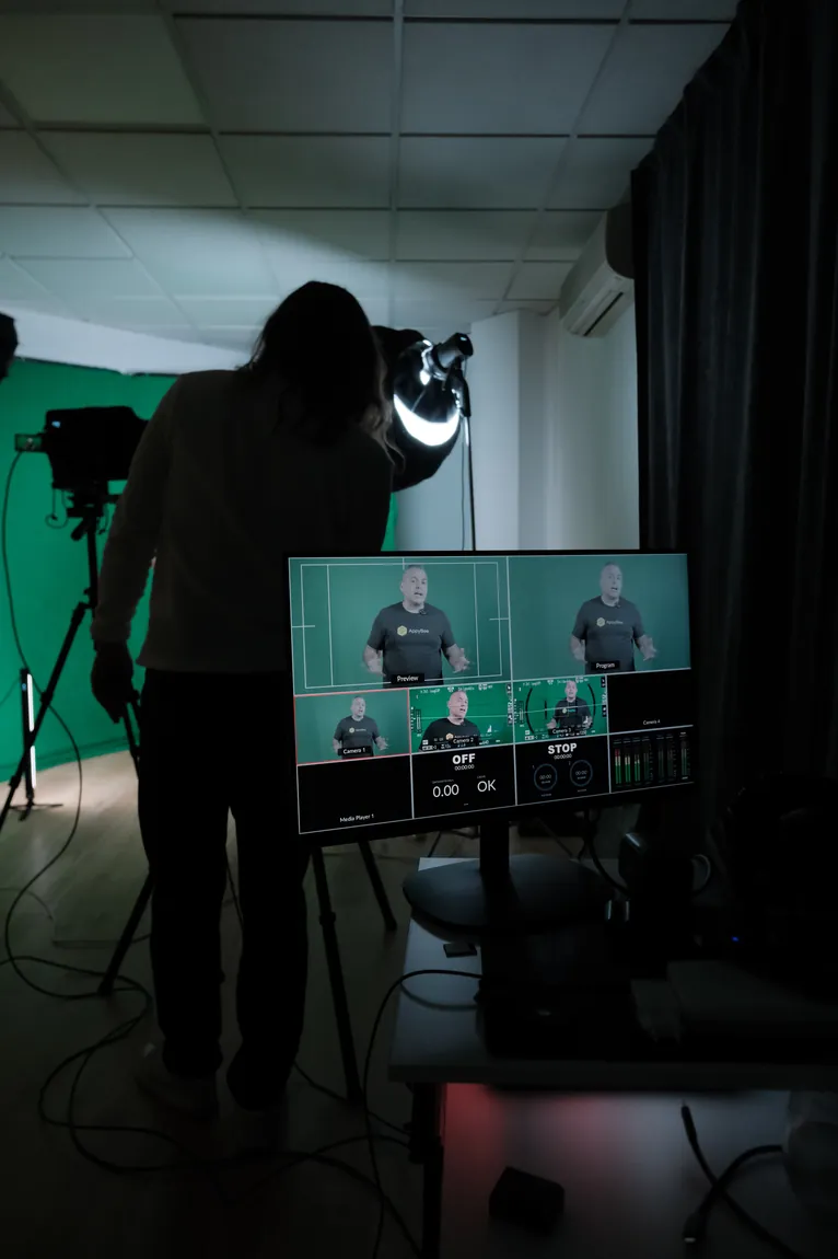 Chromakey, Equipo de cámara — Palette Studio Valencia