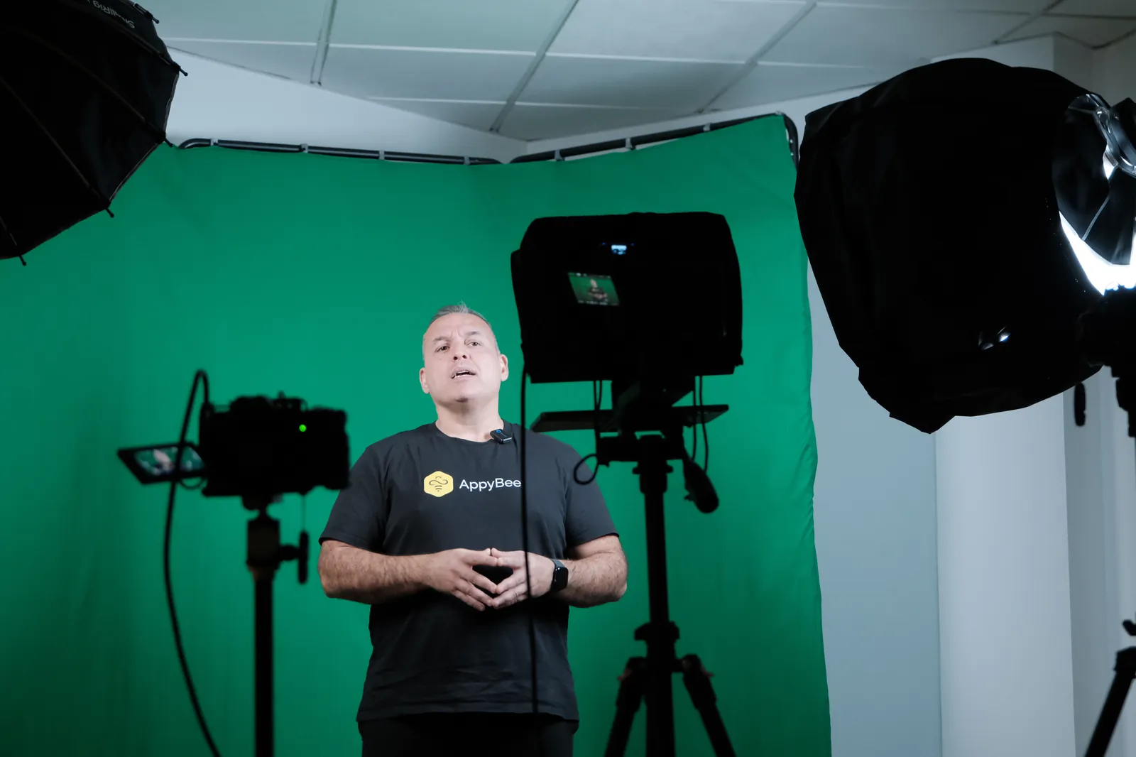 Zona Chromakey, pantalla verde — Palette Studio Valencia