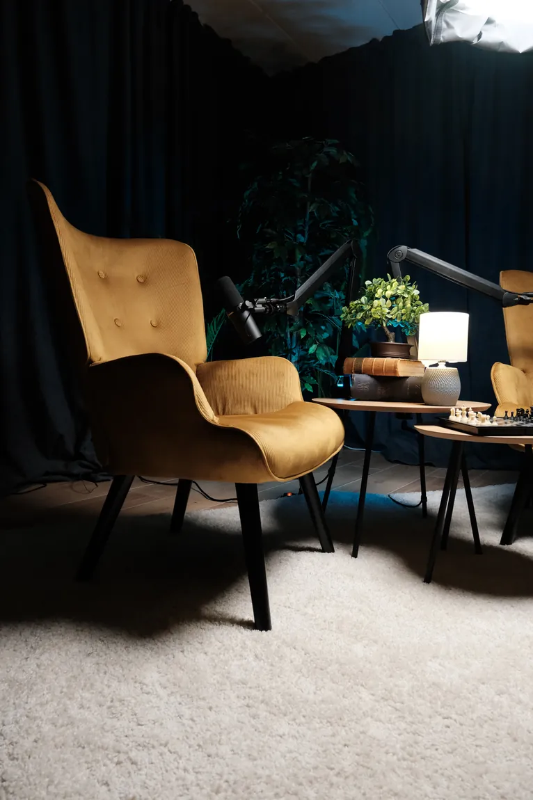 Dark Lounge, Sillones · ángulo — Palette Studio Valencia