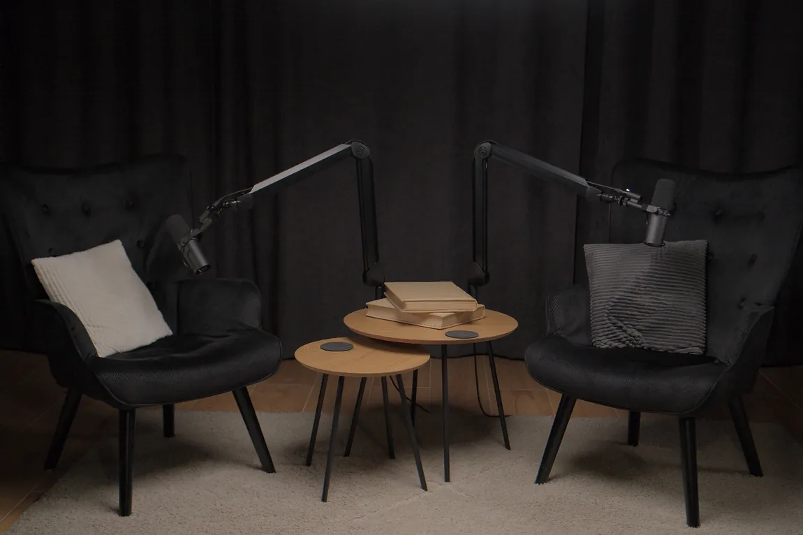 Dark Lounge, Mesa redonda · set base — Palette Studio Valencia
